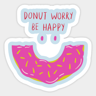 Don't worry be happy Sticker